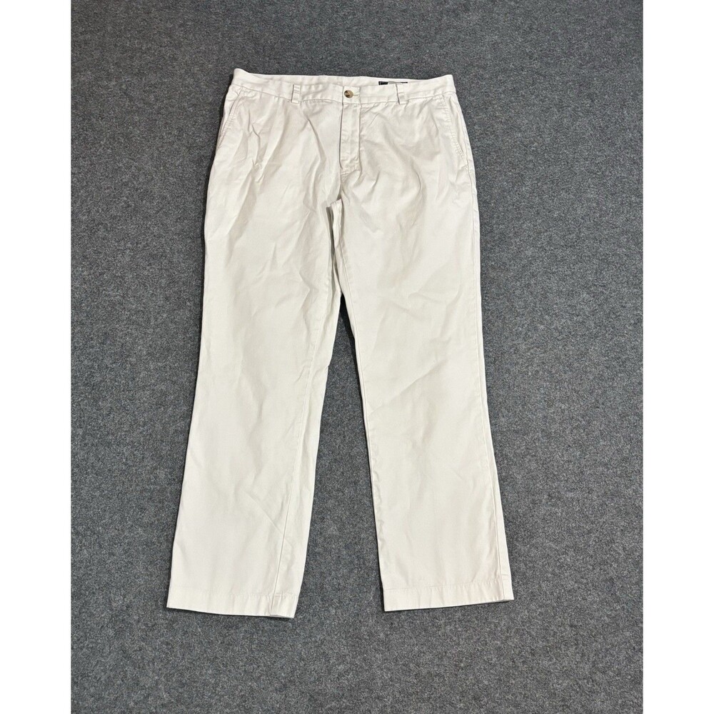 Vineyard Vines Pants Mens Size 36 Slim Fit Breaker Chino Cotton Khaki Read